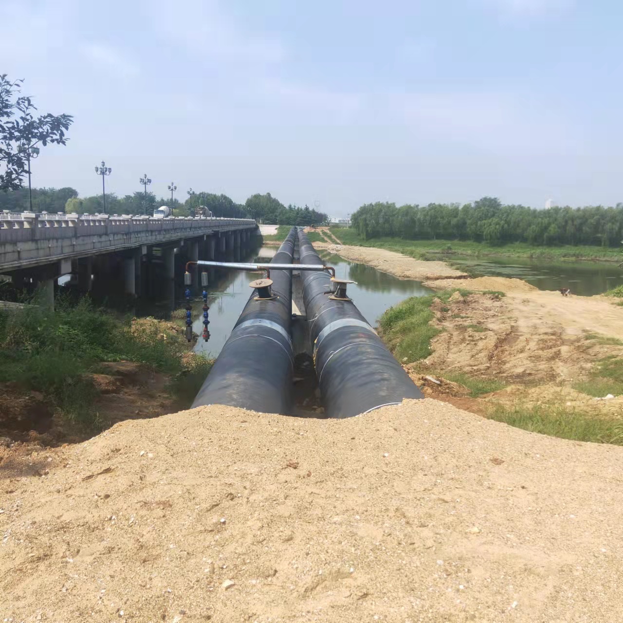 潮州管道长距离内部除垢输油管道清洗